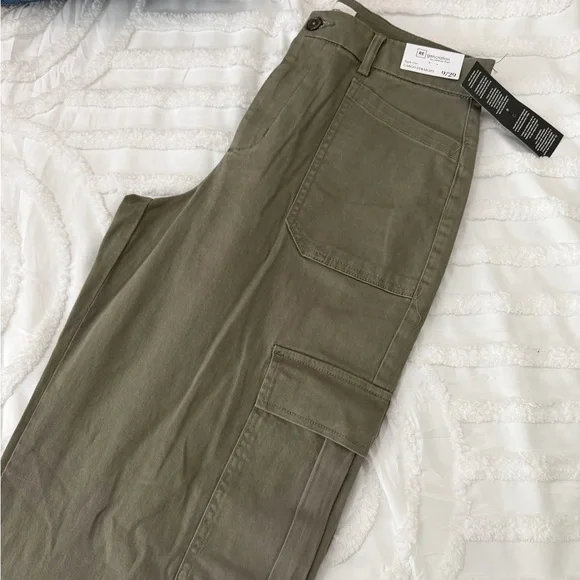 Olive Re Generation Cargo Jeans - Picture 5 of 12